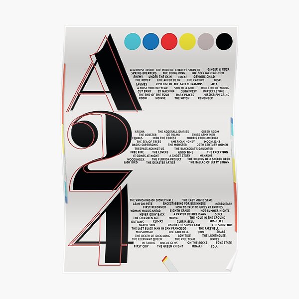 -A24 Film Poster Poster Poster RB1508 product Offical a24 Merch
