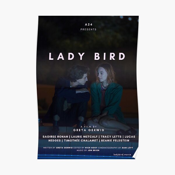 LADY BIRD A24 POSTER Poster RB1508 product Offical a24 Merch