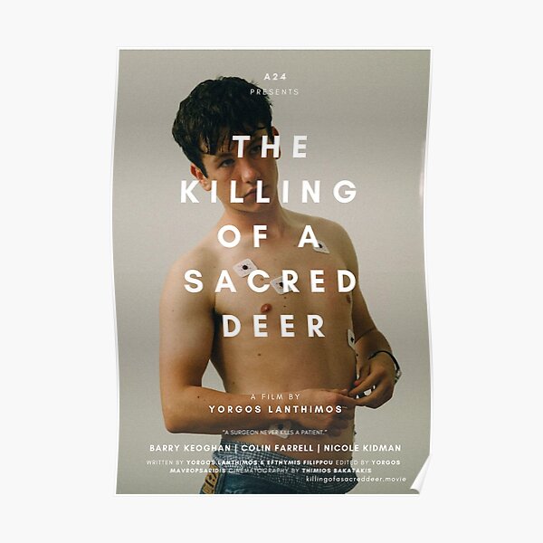 THE KILLING OF A SACRED DEER A24 POSTER Poster RB1508 product Offical a24 Merch