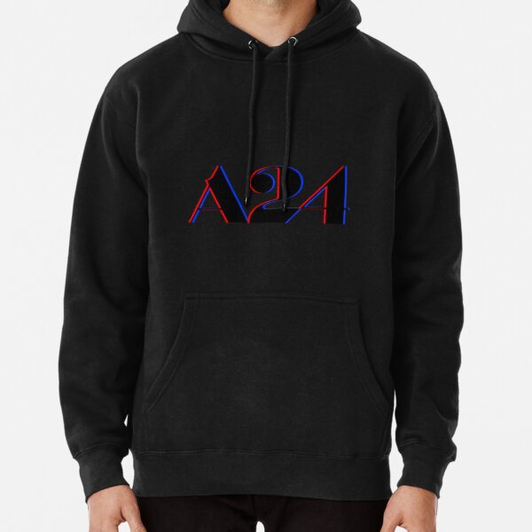 A24 Glitch Logo  Pullover Hoodie RB1508 product Offical a24 Merch