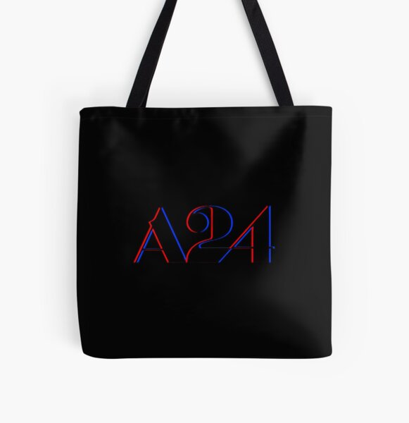 A24 Glitch Logo  All Over Print Tote Bag RB1508 product Offical a24 Merch