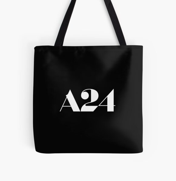 A24 - White Logo All Over Print Tote Bag RB1508 product Offical a24 Merch