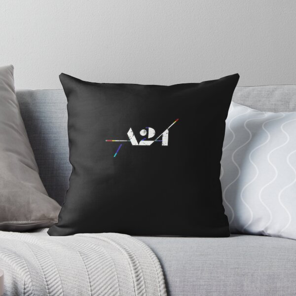 A24 Logo Essential  Throw Pillow RB1508 product Offical a24 Merch