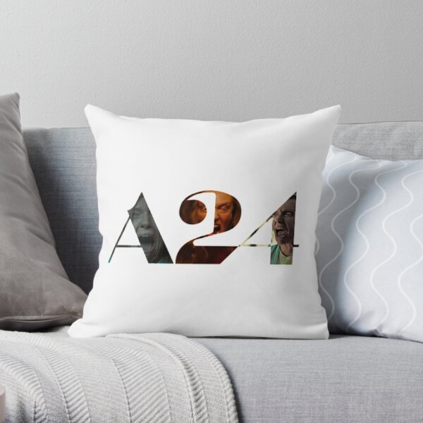 Toni collette screaming A24 logo Throw Pillow RB1508 product Offical a24 Merch