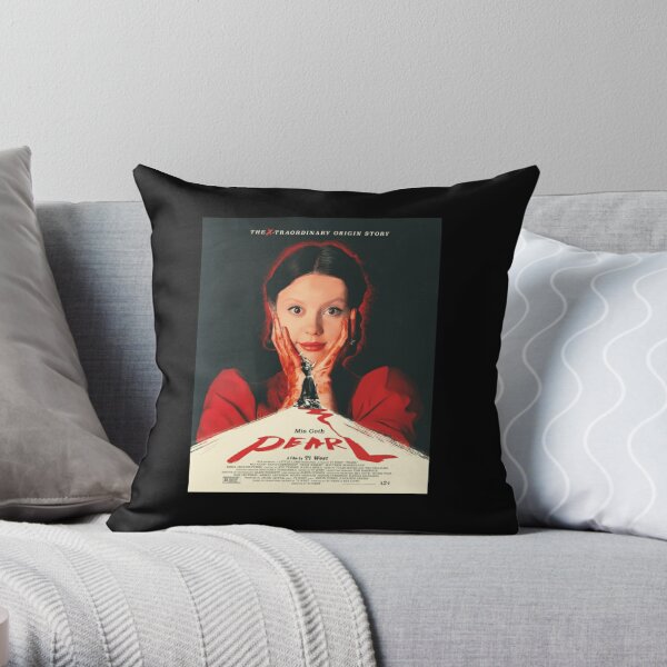Pearl A24  Throw Pillow RB1508 product Offical a24 Merch