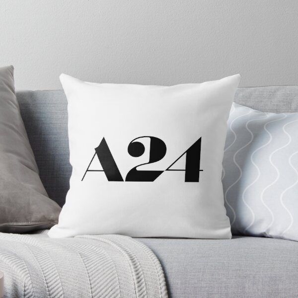 A24 Merch A24 Logo Throw Pillow RB1508 product Offical a24 Merch