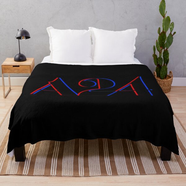 A24 Glitch Logo  Throw Blanket RB1508 product Offical a24 Merch