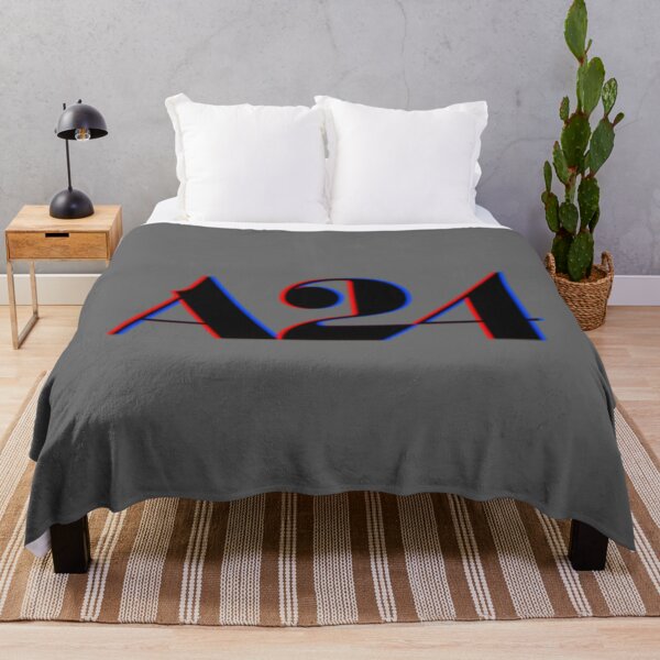A24 Glitch Logo Throw Blanket RB1508 product Offical a24 Merch
