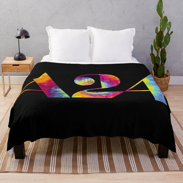 A24 tie dye logo Throw Blanket RB1508 product Offical a24 Merch