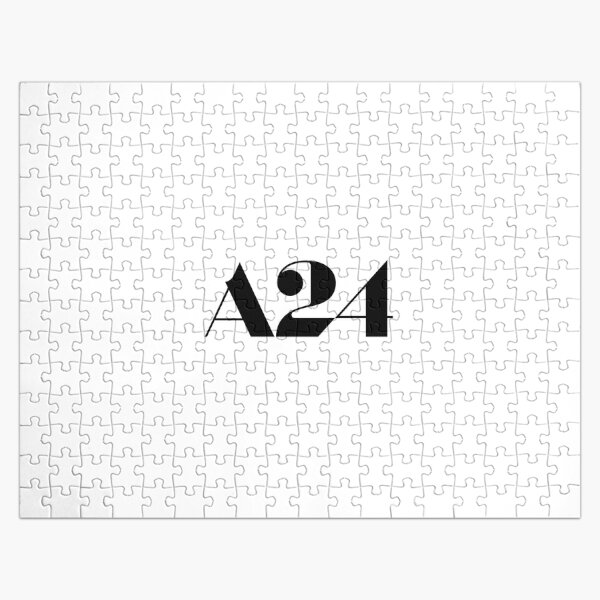 A24 - Black Logo Jigsaw Puzzle RB1508 product Offical a24 Merch