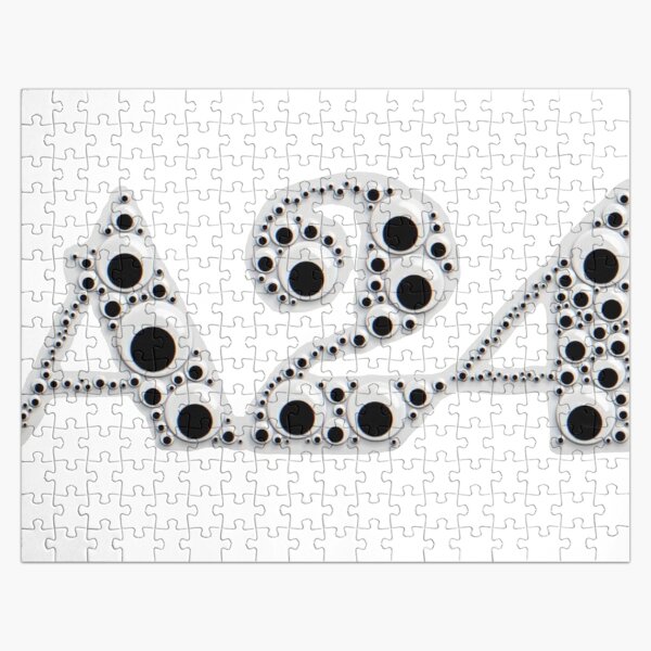 A24 Googly Jigsaw Puzzle RB1508 product Offical a24 Merch