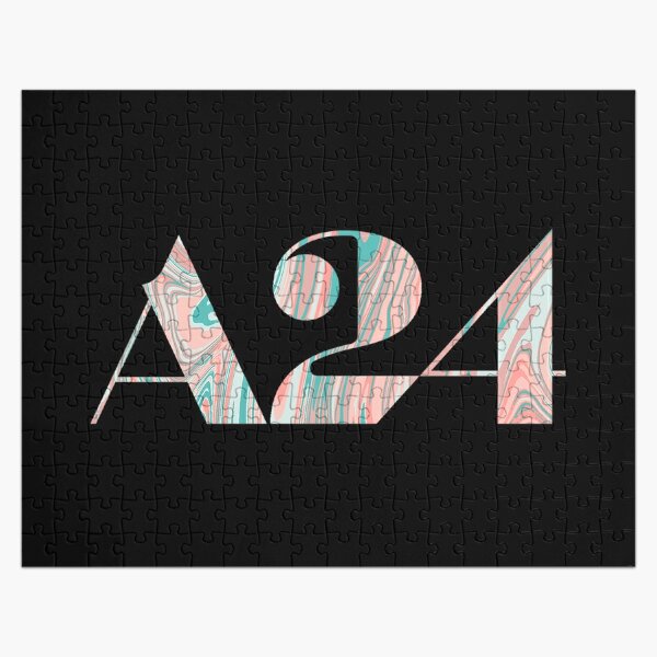 A24 aesthetic logo Jigsaw Puzzle RB1508 product Offical a24 Merch