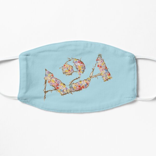a24 floral logo Flat Mask RB1508 product Offical a24 Merch