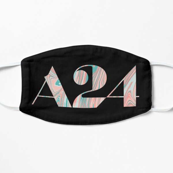 A24 aesthetic logo Flat Mask RB1508 product Offical a24 Merch
