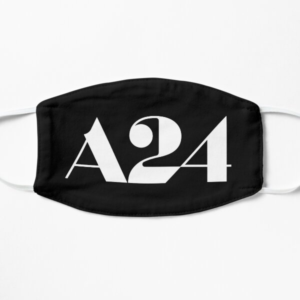 A24 Logo (White) Flat Mask RB1508 product Offical a24 Merch