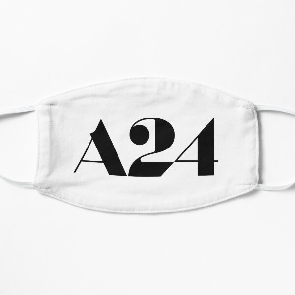 A24 - Black Logo Flat Mask RB1508 product Offical a24 Merch
